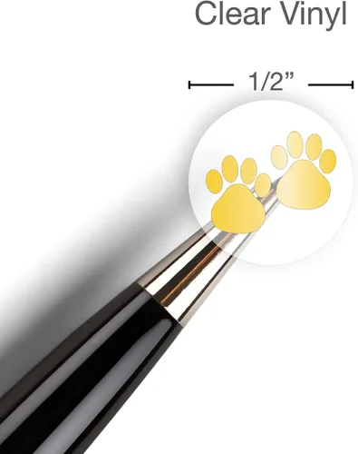 Vista 2 de Paw - Calcomanías para planificador de mascotas, 54 láminas doradas (1/2 pulgadas), recordatorio de medicamentos para el cuidado de perros y gatos