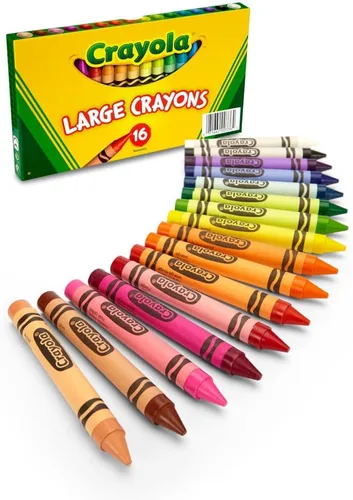 Vista 5 de Crayola Crayones Grandes, Colores Clásicos, 16 Piezas