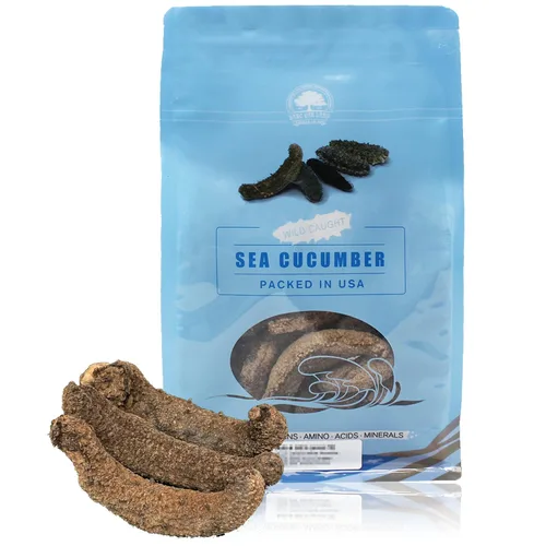 Vista 18 de DOL Wild Alaska Red Sea Pepino 9-12pcs 7-9 años 9-12 (pepino de mar seco)- en caja grande 8oz/caja Caja Grande-8 onzas