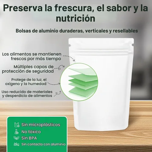 Vista 5 de Z Natural Foods Polvo de espirulina orgánica – Espirulina 100% pura, superalimento de algas azul-verdes densas en nutrientes con aminoácidos, 15