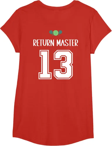 Vista 43 de Camiseta divertida del grupo de tenis de pádel para el equipo de pádel