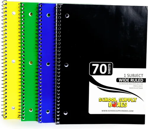 Vista 4 de Paquete de escritura para escuela primaria 1 caja – 51 piezas por caja School Supply Boxes – Productos esenciales para el regreso a clases