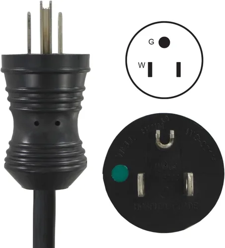 Vista 2 de Conntek 29442-AS Regleta de alimentación de grado médico, Verde, Negro
