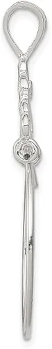 Vista 2 de Collar con dije de corazón de plata de ley 925, joyería fina para mujer, regalos para ella, Plata esterlina