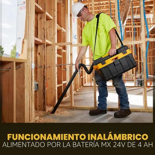 Vista 3 de Vacmaster Professional 4 galones, 24V MAX aspiradora inalámbrica húmeda/seca para taller con batería de 4.0Ah - DVTB244 0201