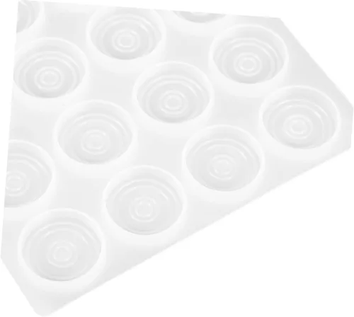 Vista 6 de Molde de sellado de cera, molde de silicona para velas, molde redondo de silicona, bandeja de moldes de resina, molde de sellado de cera, molde