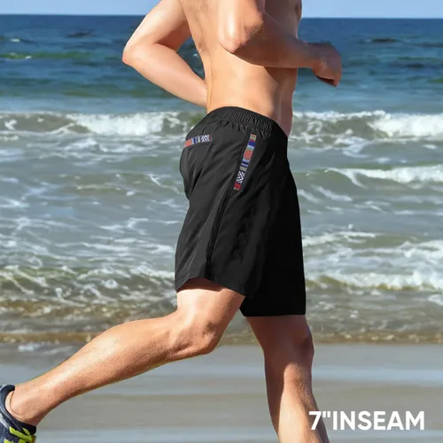 Vista 2 de JMIERR Men's Casual Shorts 5" 7" Drawstring Summer Quick Dry Beach Stretch Waist Golf Athletic Gym Shorts