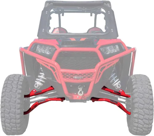 Vista 8 de Brazos A superiores e inferiores SuperATV de alta holgura para los modelos Polaris RZR XP Negro