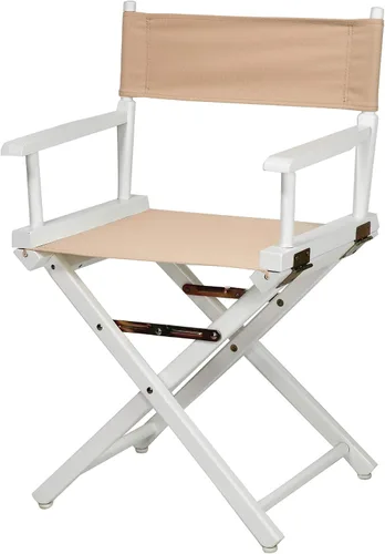 Vista 87 de Casual Home - Silla de director de 18 in, marco negro, lona negra, altura clásica Marco negro - Madera maciza