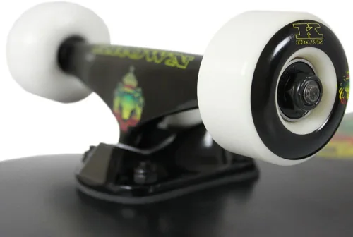 Vista 5 de Krown Pro - Patineta completa, calidad de estilo profesional, cubierta de arce de 7 capas, camiones de aluminio, ruedas de uretano, rodamientos