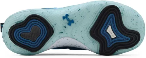 Vista 4 de Under Armour Zapatos de baloncesto Embiid 1 para hombre, Negro