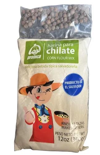 Vista 2 de HARINA PARA CHILATE PRODUCTO SALVADOREÑO 12ONZAS