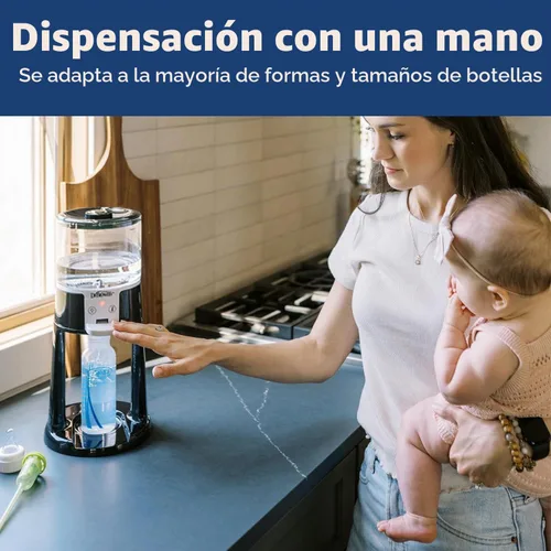 Vista 6 de Dr. Brown's Insta-Prep Dispensador de agua tibia con jarra de mezcla de fórmula para bebés, 36 onzas, color negro
