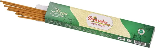Vista 5 de Dwaraka - Varillas de incienso - Mogra/jazmín árabe, 100 varillas, totalmente naturales, sin químicos
