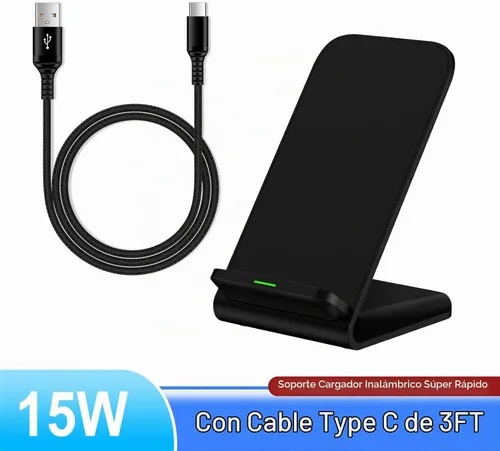 Vista 7 de Samsung Cargador inalámbrico Soporte de carga rápida Soporte de cargador