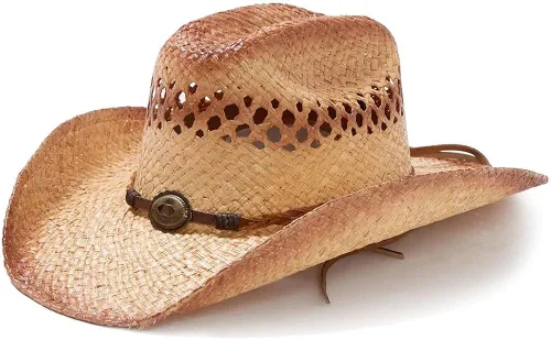 Vista 2 de Stetson Big River - Sombrero de vaquero de paja moldeable
