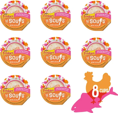 Vista 3 de Purina Friskies Lil' Soups Lil' Grillers & Lil' Slurprises complemento alimenticio para gatos