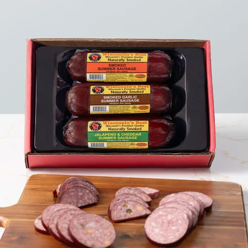 Vista 10 de Wisconsin Cheese Company - Caja de regalo 100% de queso cheddar envejecido de Wisconsin y galletas saladas - Cheddar envejecido