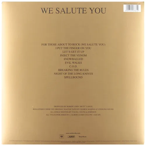 Vista 2 de For Those About to Rock We Salute You