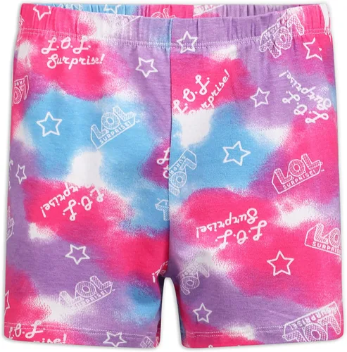 Vista 6 de L.O.L. Surprise! MC Swag, Diva and Queen Bee - Juego de camiseta sin mangas y pantalón corto para niñas grandes, color rosagris