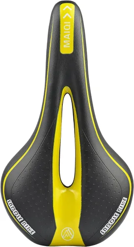 Vista 15 de Asiento de bicicleta cómodo para hombres y mujeres, ajuste universal para bicicletas de carretera/montaña, impermeable, suave, asiento de ciclismo