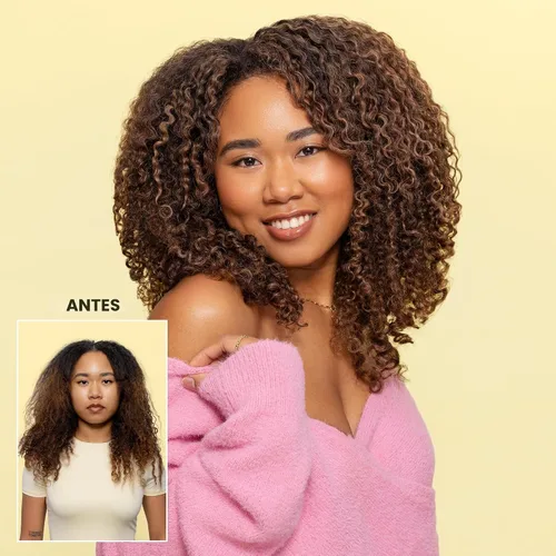 Vista 3 de Design.Me BOUNCE.ME - Mousse para rizos Mousse ligero para definir rizos para cabello ondulado y rizado, control de encrespamiento, resistente a