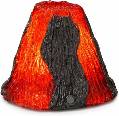 Vista 7 de Luz nocturna que cambia de color del volcán para el dormitorio de los niños - LED Touch Sensor Lava Lámpara de juguete