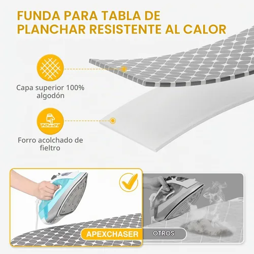 Vista 3 de [Usado] APEXCHASER Mesa pequeña de la tabla de planchar, mini tablero plegable del Gris