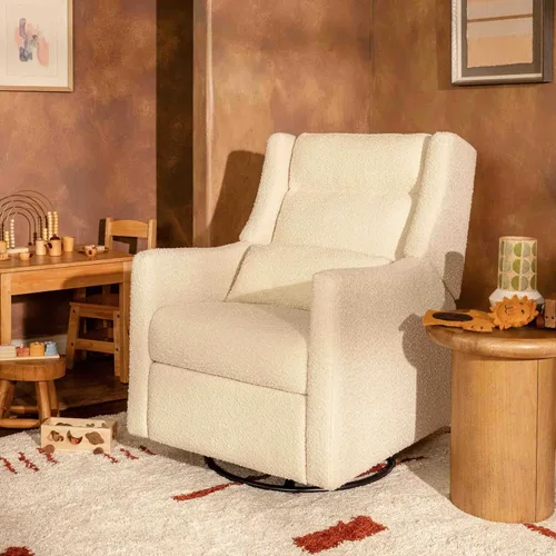 Vista 18 de Babyletto Kiwi Plus - Planeador reclinable eléctrico en lazo de peluche