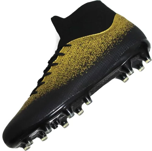 Vista 8 de TSSTL Botas de fútbol ligeras para hombre, botas de fútbol para exteriores, interiores, césped, picos, jóvenes, niños, zapatos de fútbol AGFGSG