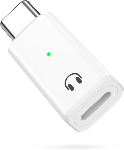Vista 9 de MoKo Adaptador de audio Lightning a USB-C, no para micrófonos/carga/transferencia de datos, USB C macho a hembra, adaptador de auriculares Lightning