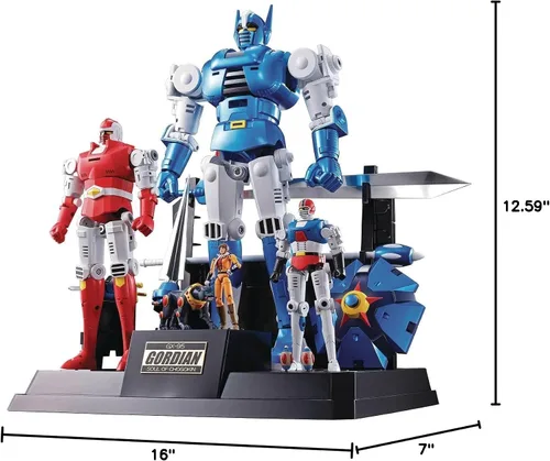 Vista 6 de TAMASHII NATIONS - Gordian Gordian The Warrior - GX-95, Bandai Spirits Soul of Chogokin Metal fundido coleccionable