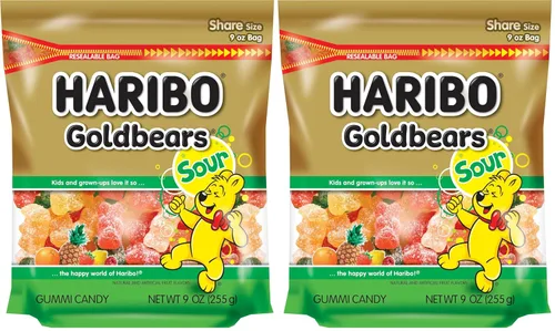 Vista 12 de HARIBO - Gomitas de ositos, bolsa resellable de 10 onzas, sabores surtidos Gomitas suaves y masticables en cinco sabores de frutas. Las gomitas