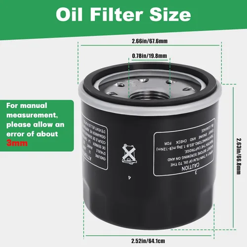 Vista 3 de 2520799 - Filtro de aceite compatible con Polaris Sportsman 500 450 400 335 Ranger 400 500 Scrambler 500 Trail Boss 330 Trailblazer 330 Magnum 325