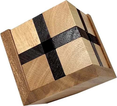Vista 3 de Creative Crafthouse Rompecabezas 3D de madera del cubo del diablo