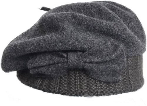 Vista 40 de VECRY - Gorro 100% de lana para mujer, boina de fieltro tipo campana, gorro de vestir para invierno