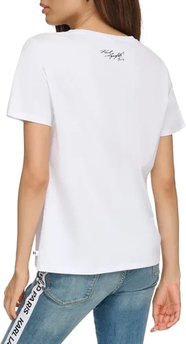 Vista 4 de Karl Lagerfeld Paris Camiseta con logo para mujer
