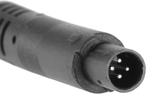 Vista 4 de Cable de extensión de la cámara del tablero del coche de 8.2 ft 4 pines, cable de la cámara de respaldo de plástico para 12 V 24 V Camper remolque