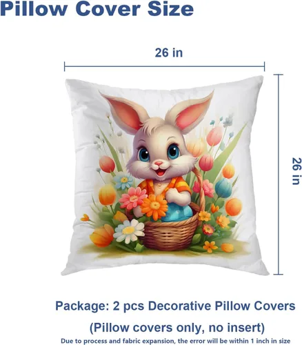 Vista 248 de Batmerry Autumn Pumpkin Templeton Throw Pillow Covers, Green Leaves Paths Forests Decorative Pillow Covers Digital Printing Blended for Couch Sofa