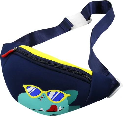 Vista 2 de AIBEARTY Bolso para niños y niñas con diseño de dinosaurio de unicornio de dibujos animados para viajes, senderismo, deportes, Dinosaur, talla única