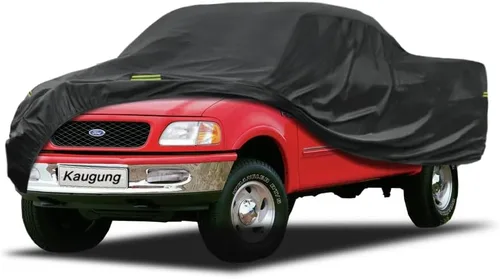 Vista 11 de Kaugung - Cubierta impermeable para camioneta, 7 capas resistentes, ajuste completo para Mitsubishi Raider 2006-2010, para todo clima, protección