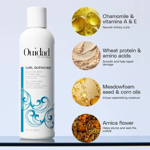 Vista 3 de Ouidad Gel hidratante para peinar Curl Quencher