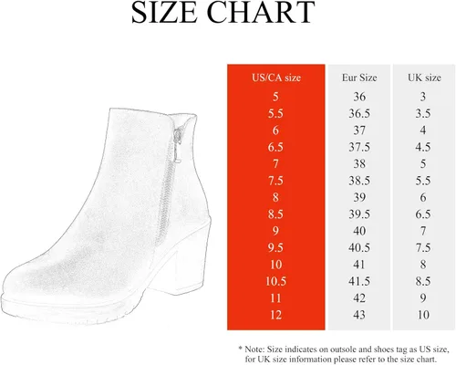 Vista 2 de DREAM PAIRS - Botas invernales, de tacón bajo, para mujer