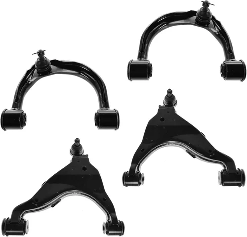 Vista 14 de TRQ Brazo de control superior e inferior del lado del conductor y del pasajero con juego de rótulas compatible con Chevrolet GMC 89-02