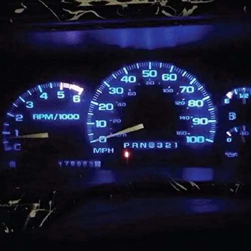 Vista 5 de Jtech - Set de 10 focos LED azules 194 168 2825 T10 5-SMD para auto