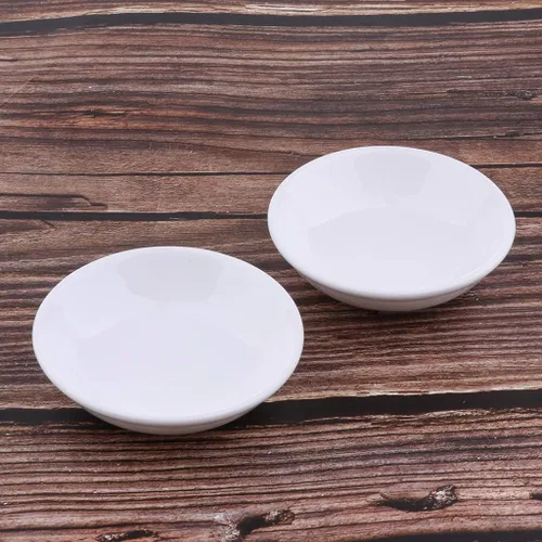 Vista 7 de 2 platos redondos de cerámica de repuesto de 3.8 pulgadas para quemador/calentador de aromaterapia de aceite eléctrico, calentador de aceite de cera