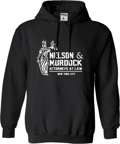 Vista 4 de Go All Out Nelson And Murdock Attorneys At Law - Sudadera con capucha para hombre y mujer Negro