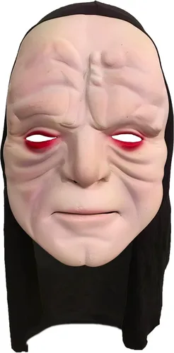 Vista 2 de Alien War SW Palpatine Máscara de látex villanos adulto Halloween película temática fiesta accesorios de vestir