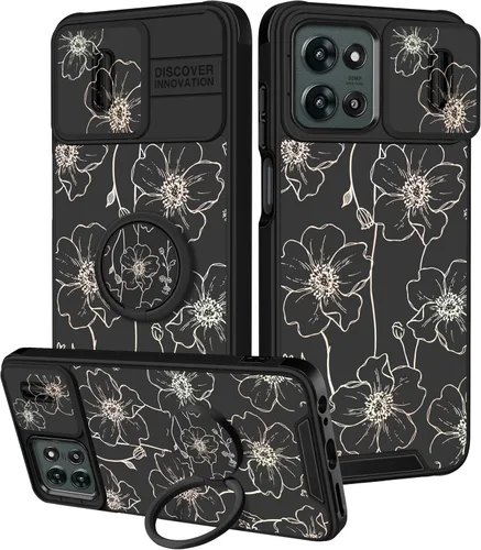 Vista 114 de Funermei Funda para Moto G Stylus 5G 2022, funda para teléfono con diseño de calavera de esqueleto para mujeres y niñas, diseño gótico, Como