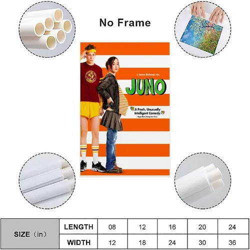 Vista 3 de Póster de película Juno para dormitorio, 12 x 18 pulgadas
